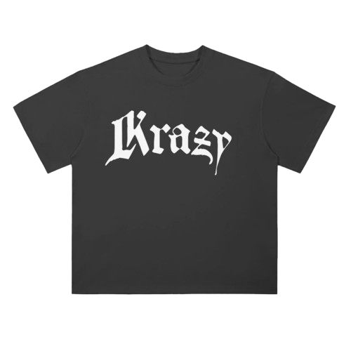 Unisex Heavyweight Klassic Black Krazy Tee