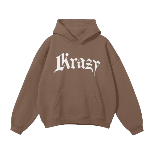 Unisex Klassic Brown Krazy FC Hoodie